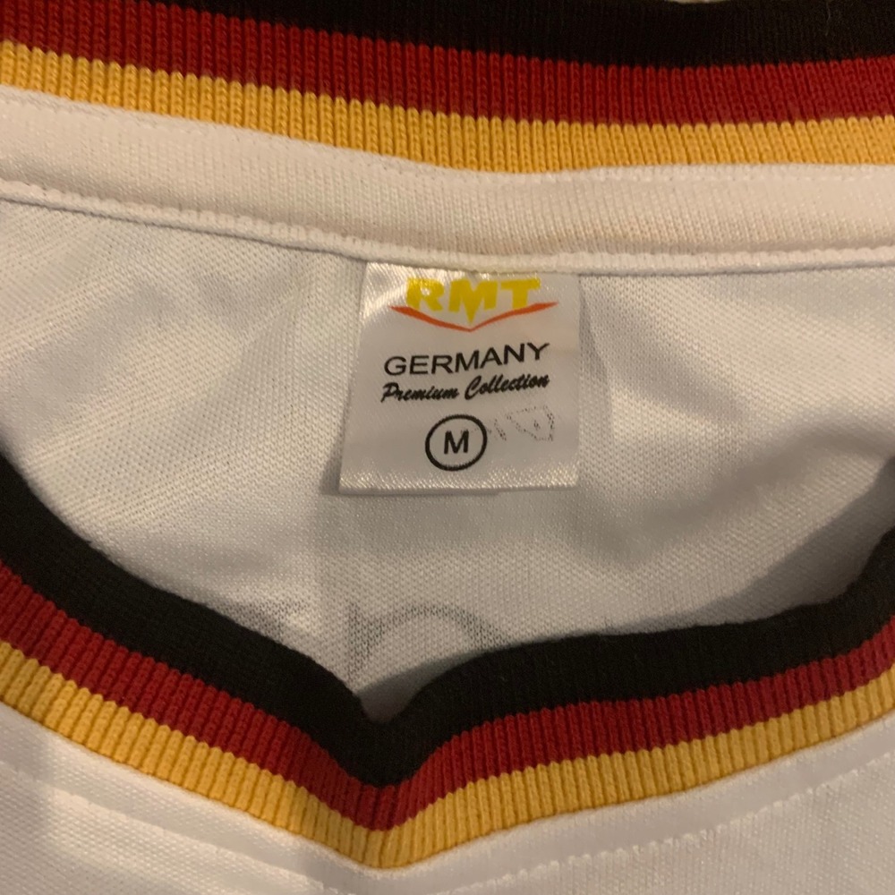RMT Germany Deutschland Soccer Jersey Style Shirt World Cup Fan Men's Medium - Picture 4 of 5